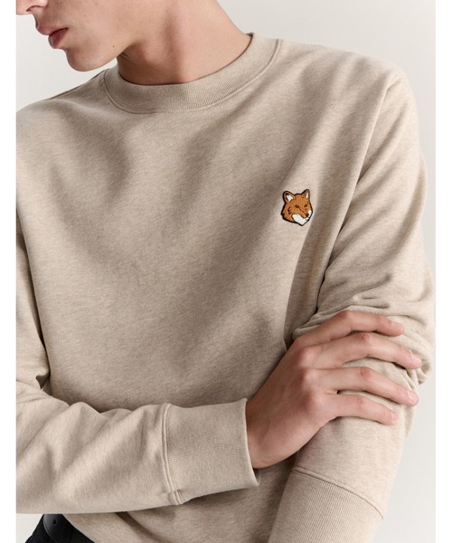 Maison Kitsune(メゾンキツネ)の「FOX HEAD REGULAR SWEATSHIRT(スウェット・メンズ・ブラック/ネイビー/モスグリーン/グレー/ベージュ系その他・XS/L/M/XL/S/XXL)」の3枚目の写真