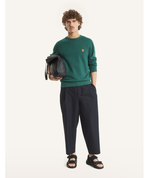 Maison Kitsune（メゾンキツネ）の「FOX HEAD REGULAR SWEATSHIRT（スウェット・メンズ・ブラック/ネイビー/モスグリーン/グレー・XS/L/M/XL/S）」の7枚目の写真