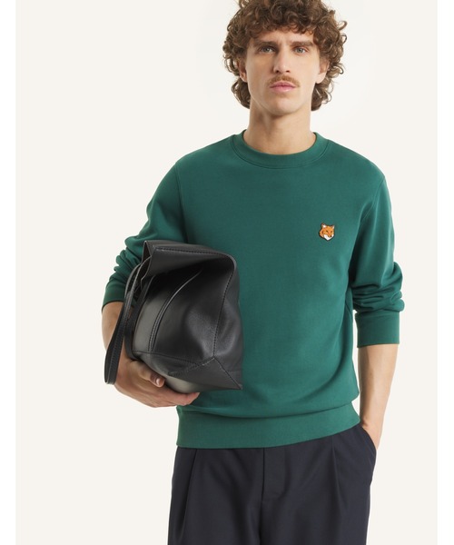 Maison Kitsune（メゾンキツネ）の「FOX HEAD REGULAR SWEATSHIRT（スウェット・メンズ・ブラック/ネイビー/モスグリーン/グレー・XS/L/M/XL/S）」の8枚目の写真