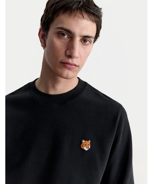 Maison Kitsune（メゾンキツネ）の「FOX HEAD REGULAR SWEATSHIRT（スウェット・メンズ・ブラック/ネイビー/モスグリーン/グレー・XS/L/M/XL/S）」の17枚目の写真