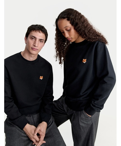 Maison Kitsune（メゾンキツネ）の「FOX HEAD REGULAR SWEATSHIRT（スウェット・メンズ・ブラック/ネイビー/モスグリーン/グレー・XS/L/M/XL/S）」の19枚目の写真