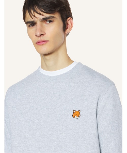 Maison Kitsune（メゾンキツネ）の「FOX HEAD REGULAR SWEATSHIRT（スウェット・メンズ・ブラック/ネイビー/モスグリーン/グレー・XS/L/M/XL/S）」の22枚目の写真