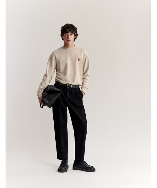 Maison Kitsune(メゾンキツネ)の「FOX HEAD REGULAR SWEATSHIRT(スウェット・メンズ・ブラック/ネイビー/モスグリーン/グレー/ベージュ系その他・XS/L/M/XL/S/XXL)」の9枚目の写真
