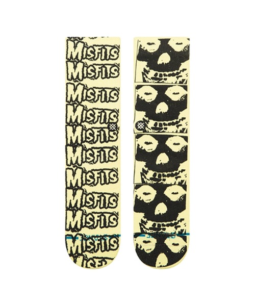 STANCE（スタンス）の「STANCE/スタンス ソックス "MISFITS(ミスフィッツ) コラボモデル" COLLECTION CREW A555C25COL（ソックス/靴下・メンズ・グリーン・L）」の2枚目の写真