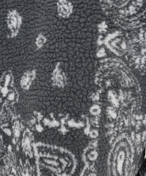 wjk reluxe(ダブルジェーケーリラックス)の「mj10963-paisley pattern boa fleece CPO jacket ボアフリースジャケット(WR25W-19)(その他アウター・メンズ・グレー/ホワイト/ブラック・L/M/S)」の9枚目の写真
