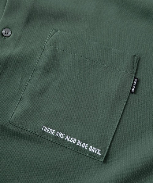 SlashDate(スラッシュデイト)の「【70】 接触冷感 ナチュラルストレッチ ルーズサイズ バックプリントシャツ(シャツ/ブラウス・メンズ・ホワイト系その他3/ベージュ系その他/ブラック/ホワイト系その他/ホワイト/ブルー系その他/ミント/ベージュ/ホワイト系その他2・M/L)」の12枚目の写真