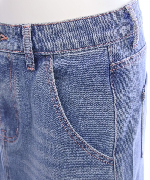 CLEAR BASIC（クリアベーシック）の「【低身長用サイズ有】デニムフレアロングスカート [着回し力抜群 大人 カジュアル]≪SS新作≫（デニムスカート・レディース・ブラック/ブルー・PS/S/M）」の20枚目の写真