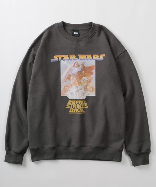 STAR WARS(スターウォーズ)の「【71】【STAR WARS/スターウォーズ】グラフィック プリント 裏起毛 スウェット(スウェット・レディース・ダークグレー/ブルー/チャコールグレー/アイボリー・L/M/XL)」の5枚目の写真