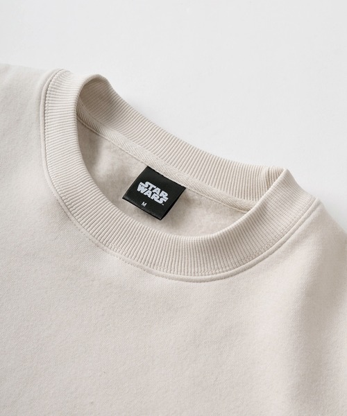 STAR WARS(スターウォーズ)の「【71】【STAR WARS/スターウォーズ】グラフィック プリント 裏起毛 スウェット(スウェット・レディース・ダークグレー/ブルー/チャコールグレー/アイボリー・L/M/XL)」の9枚目の写真