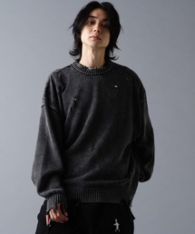 DANKE SCHON(_PVF[)DankeSchon/_PVF[/MILS KNIT CREWNECK(jbg/Z[^[)