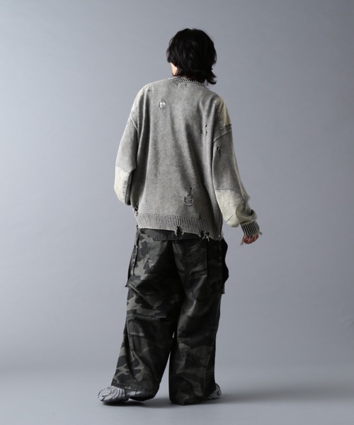 DANKE SCHON（ダンケシェーン）の「DankeSchon/ダンケシェーン/MILS KNIT CREWNECK（ニット/セーター・メンズ・ベージュ/ブラック・M/L）」の20枚目の写真