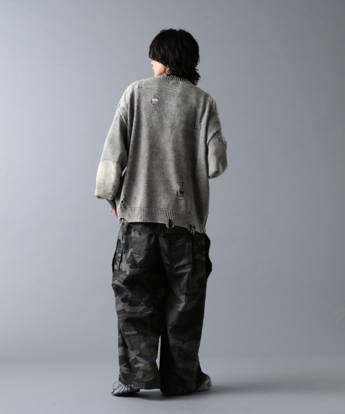 DANKE SCHON（ダンケシェーン）の「DankeSchon/ダンケシェーン/MILS KNIT CREWNECK（ニット/セーター・メンズ・ベージュ/ブラック・M/L）」の21枚目の写真