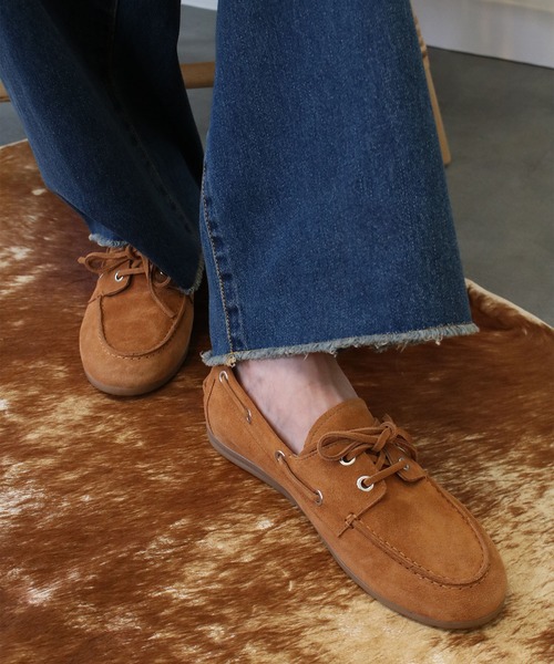 Scrap Book（スクラップブック）の「【CORSO ROMA 9】スエードローファー（ローファー・レディース・グレー系その他/ブラウン・38/37）」の9枚目の写真