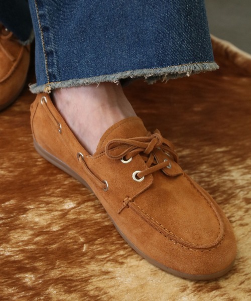 Scrap Book（スクラップブック）の「【CORSO ROMA 9】スエードローファー（ローファー・レディース・グレー系その他/ブラウン・38/37）」の11枚目の写真