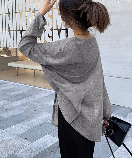 Miniministore(ミニミニストア)の「サマーカーディガンレディース夏服 羽織り(カーディガン/ボレロ・レディース・グレー/ブラック・M/L)」の11枚目の写真