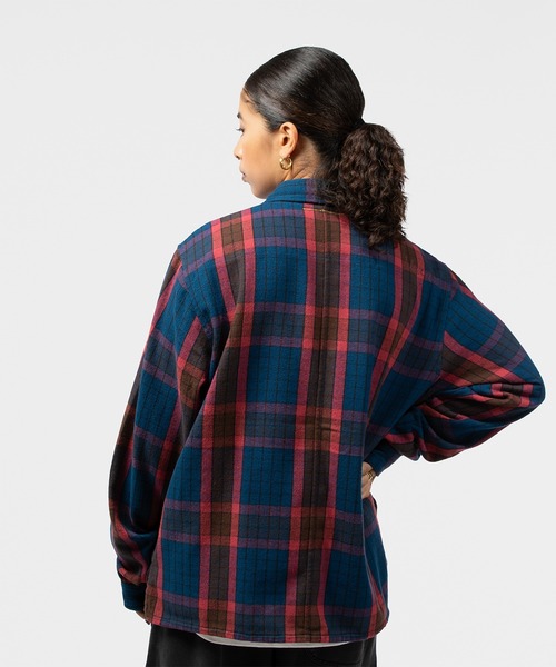 UNION（UNION TOKYO）（ユニオン）の「UNION TOKYO NICHOLLS SHIRT ユニオントーキョー シャツ（シャツ/ブラウス・メンズ・パープル/ネイビー・XL/S/M/L）」の4枚目の写真