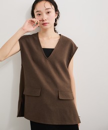 LE CERCLE par rope'（ルセルクルパーロペ）の「ウーリッシュジョーゼットベスト/セットアップ対応（ベスト）」