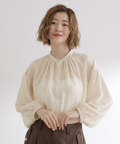 ZOZO限定カラー】シフォンボリュームブラウス（シャツ/ブラウス