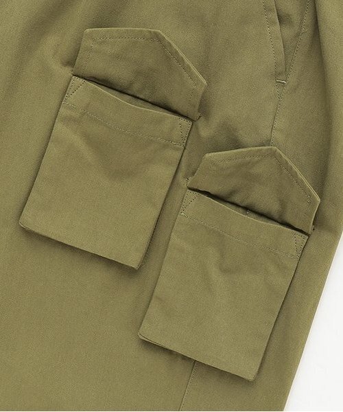 b・ROOM（ビールーム）の「【MNCM】ワイドワイドカーゴパンツ（その他パンツ・キッズ・カーキ/アイボリー/チャコール/ベージュ系その他・140cm/110cm/130cm/150cm/120cm）」の19枚目の写真