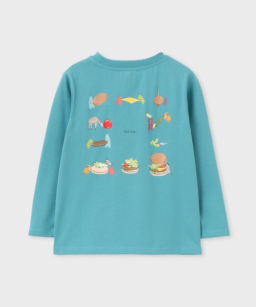 Paul Smith ベビー 長袖Tシャツ 90 水色 ポールスミス ジュニア 長袖Tシャツ トップス ロンT キッズ 男の子用