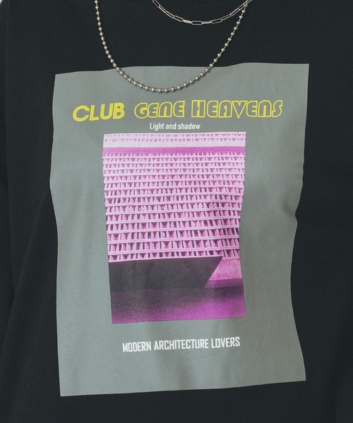 セール】(GENE HEAVENS)PHOTO LONG SLEEVE TEE（Tシャツ/カットソー