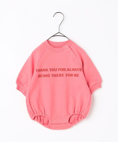 p.premier（ピードットプルミエ）の「家族お揃いでイロチ買いしたいロゴロンパース リンク（ロンパース・キッズ・オフホワイト/ブラック/ブルー/レッド/ピンク/グリーン/ブラウン・80/70）」の7枚目の写真