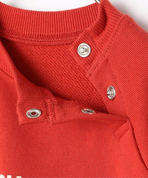 p.premier（ピードットプルミエ）の「家族お揃いでイロチ買いしたいロゴロンパース リンク（ロンパース・キッズ・オフホワイト/ブラック/ブルー/レッド/ピンク/グリーン/ブラウン・80/70）」の22枚目の写真