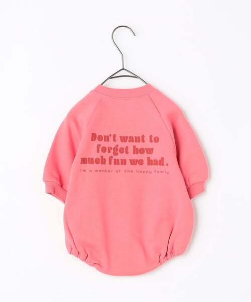 p.premier（ピードットプルミエ）の「家族お揃いでイロチ買いしたいロゴロンパース リンク（ロンパース・キッズ・オフホワイト/ブラック/ブルー/レッド/ピンク/グリーン/ブラウン・80/70）」の16枚目の写真