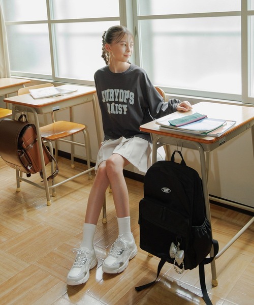 GLOBAL WORK（グローバルワーク）の「撥水厚底スニーカー/595573（スニーカー・キッズ・オフホワイト/ブラック・20cm/21cm/22cm/23cm/24cm）」の21枚目の写真