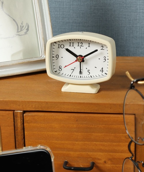 studio CLIP（スタディオクリップ）の「マグネットアラームクロック（置時計・レディース・アイボリー/その他2・FREE）」の2枚目の写真