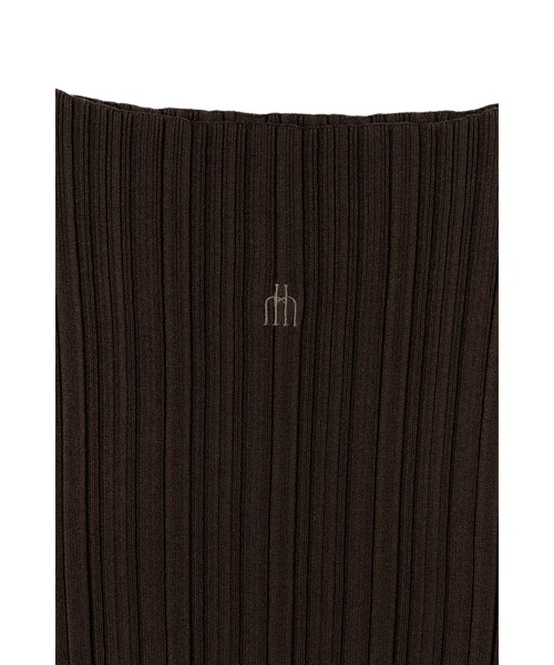Ribbed Boat-Neck Knit Top（ニット/セーター）｜Her lip to