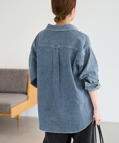 ≪追加≫denimシャツ（シャツ/ブラウス）｜FRAMeWORK（フレームワーク