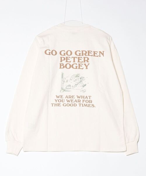 penguin BY MUNSINGWEAR(ペンギン バイ マンシングウェア)の「【BOGEY MAN】LONG T-SHIRT(Tシャツ/カットソー・メンズ・ホワイト/ブラック・XL/S/M/L)」の10枚目の写真