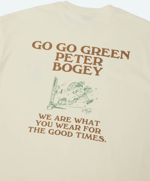 penguin BY MUNSINGWEAR(ペンギン バイ マンシングウェア)の「【BOGEY MAN】LONG T-SHIRT(Tシャツ/カットソー・メンズ・ホワイト/ブラック・XL/S/M/L)」の8枚目の写真