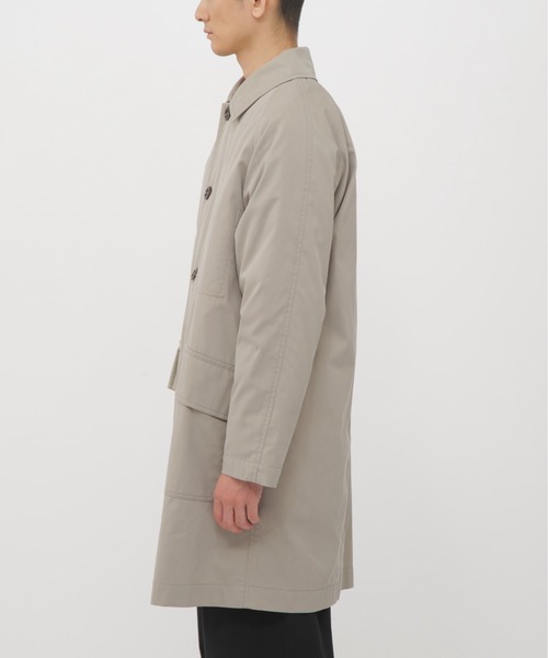 WORN COTTON NYLON（ステンカラーコート）｜MHL.（エムエイチエル）の