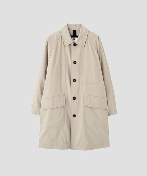 WORN COTTON NYLON（ステンカラーコート）｜MHL.（エムエイチエル）の