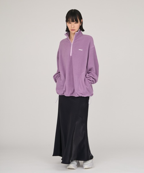 emmi（エミ）の「シャイニーサテンナロースカート（スカート・レディース・ネイビー/ピンク/アイボリー・0/1）」の16枚目の写真