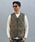 TAION�i�^�C�I���j�́u�yTAION�zMILITARY V NECK W-ZIP DOWN VEST�iSOFT SHELL�j�i�_�E���x�X�g�j�v�b�I���[�u