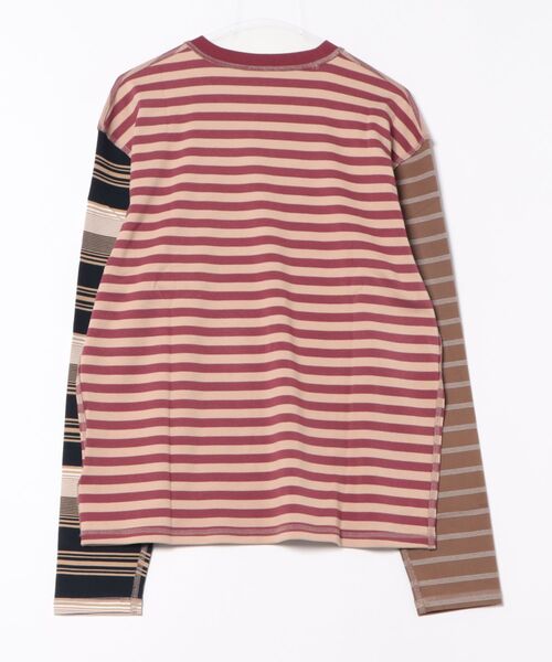 Desigual(デシグアル)の「グランジストライプTシャツ(Tシャツ/カットソー・メンズ・マルチ・S/M/L/XXL/XL)」の2枚目の写真