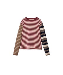 Desigual | グランジストライプTシャツ(Tシャツ/カットソー)