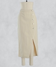 INTERPLANET | デニムコクーンスリットスカート(デニムスカート)