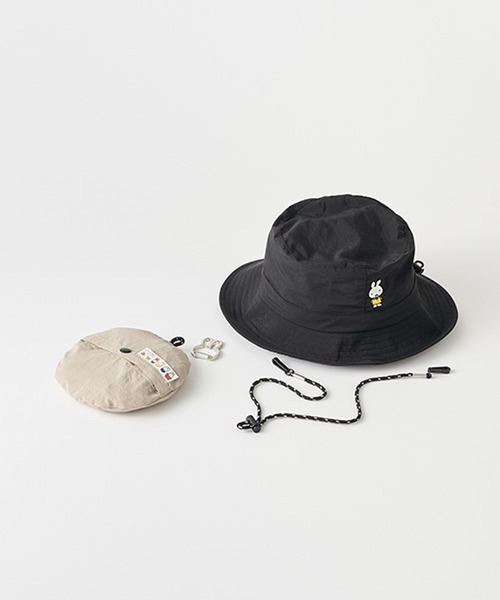 studio CLIP（スタディオクリップ）の「パッカブルハット[Dick Brunaコラボ]（ハット・レディース・ベージュ/ブラック・FREE）」の3枚目の写真