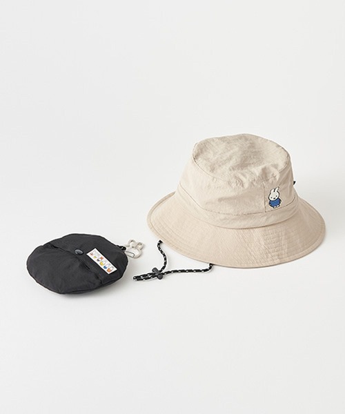 studio CLIP（スタディオクリップ）の「パッカブルハット[Dick Brunaコラボ]（ハット・レディース・ベージュ/ブラック・FREE）」の4枚目の写真