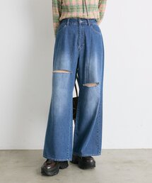 w closet | 【25AW】ダメージデニムパンツ(デニムパンツ)