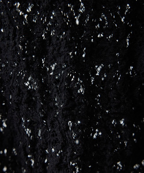 ROPE'（ロペ）の「ストレッチレースカットソー/イージーケア（Tシャツ/カットソー・レディース・ブラック/ホワイト・FREE）」の19枚目の写真