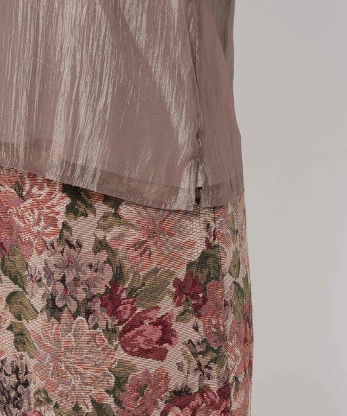 mysty woman（ミスティウーマン）の「2WAY楊柳フリルブラウス　577092（シャツ/ブラウス・レディース・モカ/アイボリー/ブラック・FREE）」の21枚目の写真