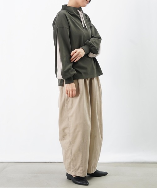 LUCA/LADY LUCK LUCA（ルカ/レディラックルカ）の「LC/LLL ボトルネックラインカットソー（Tシャツ/カットソー・レディース・グレー/カーキ/ブラック・FREE）」の20枚目の写真