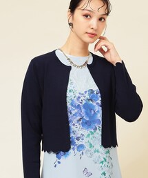 Sunauna（スーナウーナ）の「【4色展開／定番】スカラップボレロ（カーディガン/ボレロ）」