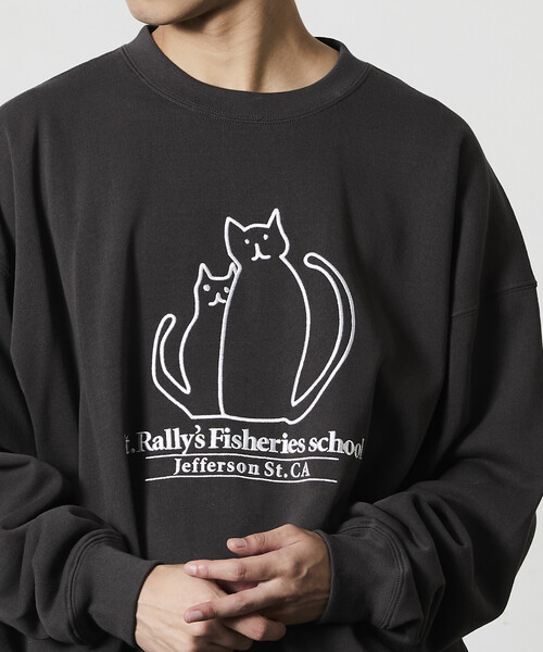 セール】限定展開 リラックスフィット アニマルグラフィック刺繍