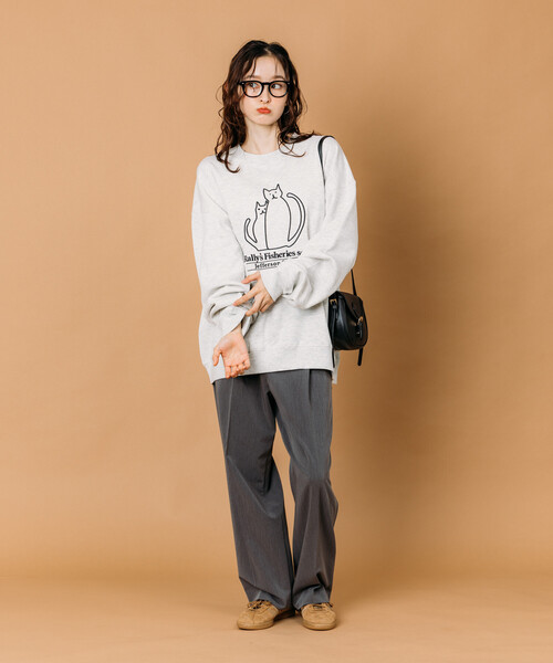 セール】限定展開 リラックスフィット アニマルグラフィック刺繍